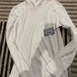 Brooklyn Cloth Cream Textured Hoodie